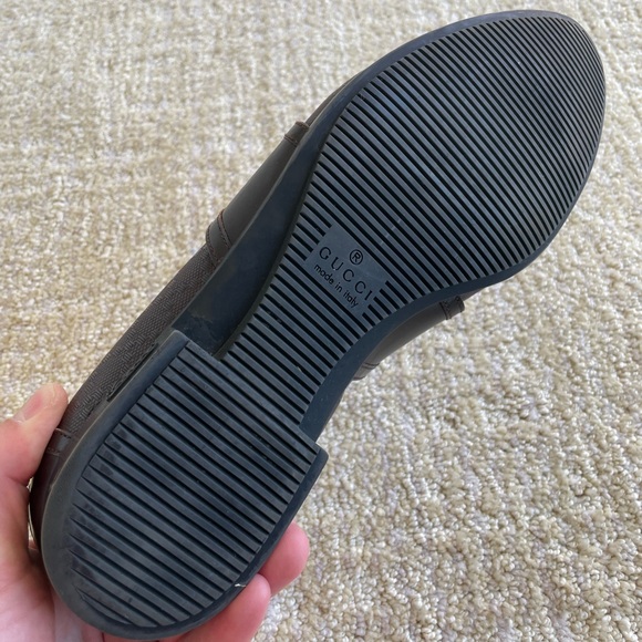 Gucci Men’s Brown Diamante Leather Penny Slip On Driving Loafers Size 11 US - Picture 6 of 15